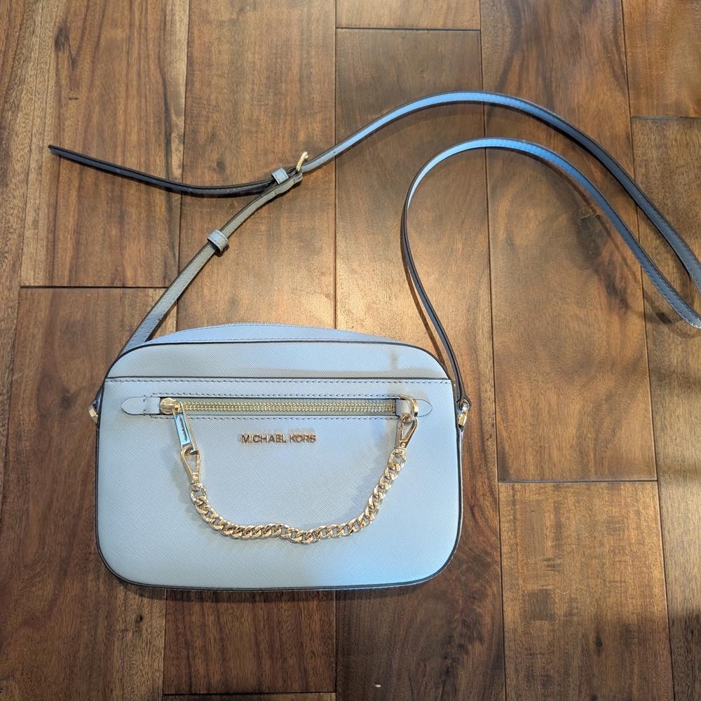 Michael Kors Light Blue Crossbody Bag